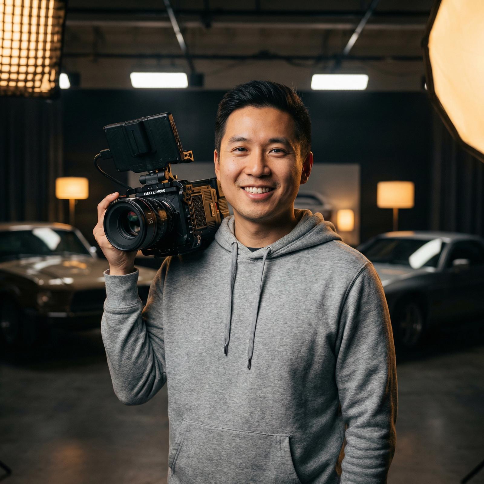 捷克街头修车改装视频摄影师